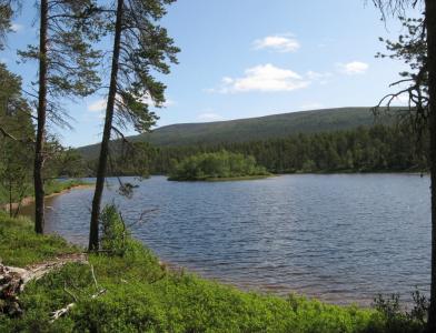 Озеро Härkejaure